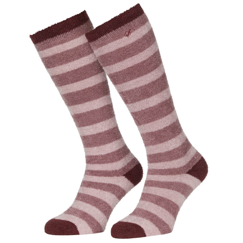 Lemieux Sophie Stripe Socks Fluffies Orchid Junior