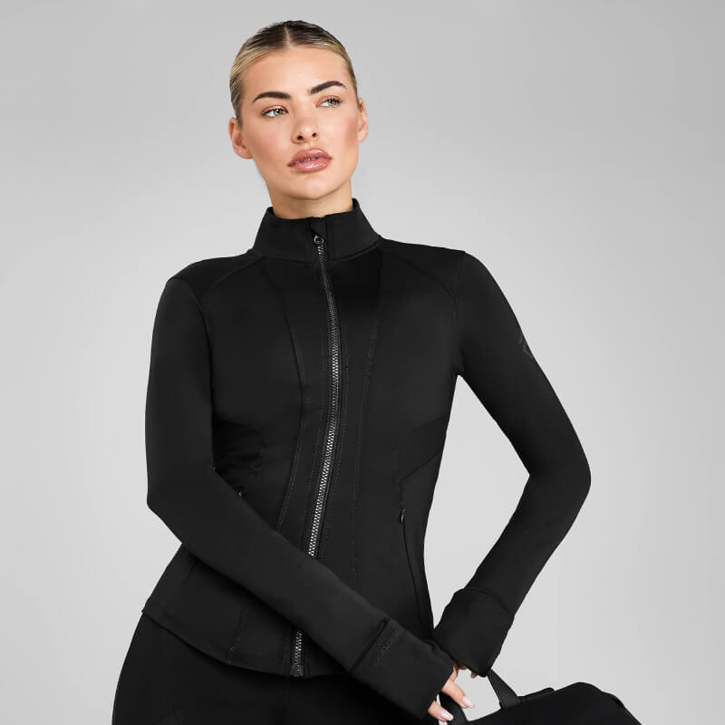 Aztec Diamond Core Fitted Jacket Black-Pet n Pony-Aztec Diamond