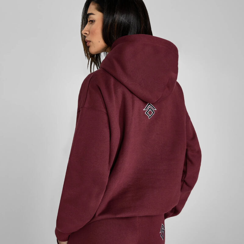 Aztec Diamond EQ Club Pull on Hoodie Cherry-Pet n Pony-Aztec Diamond