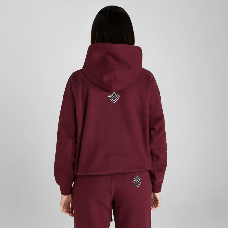 Aztec Diamond EQ Club Pull on Hoodie Cherry-Pet n Pony-Aztec Diamond