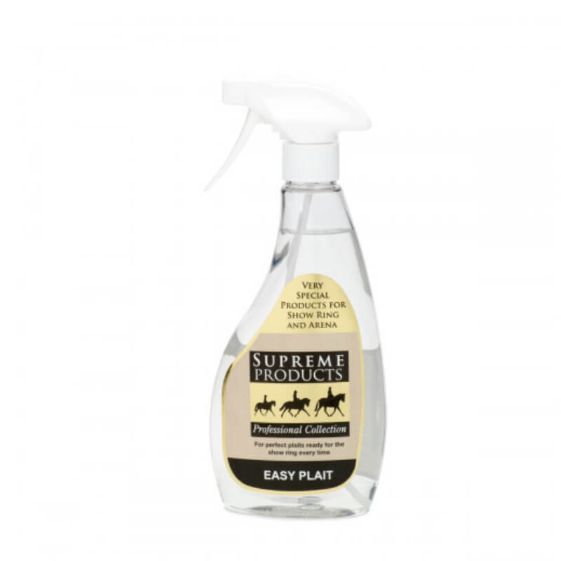 Supreme Products Easy Plait 500ml helps create perfect show plaits in mane and tail.