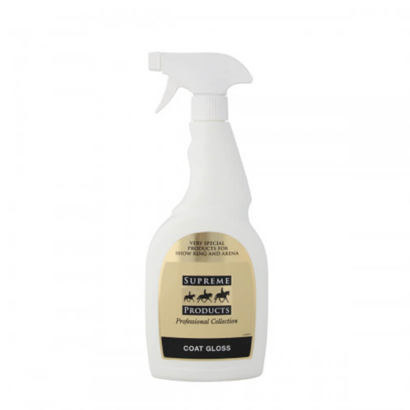 Supreme Products Coat Gloss 750ml spray gives show coat finish and quarter marks.