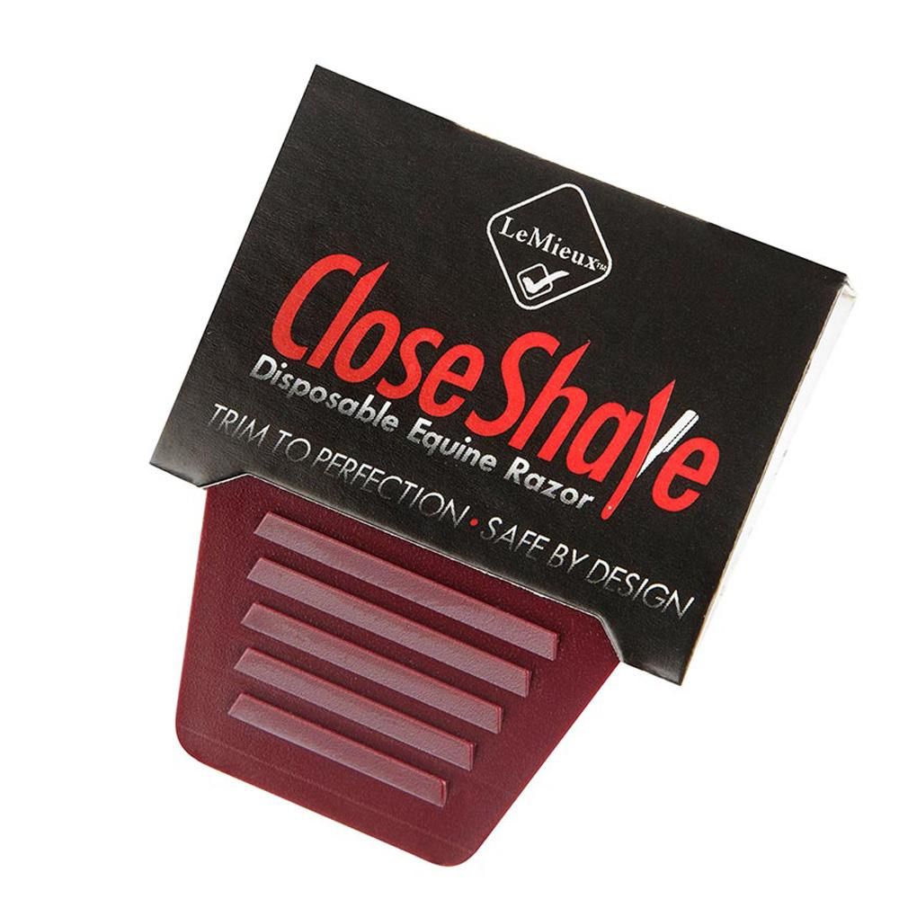 LeMieux Close Shave Disposable Equine Razor for horse grooming and trimming whiskers.