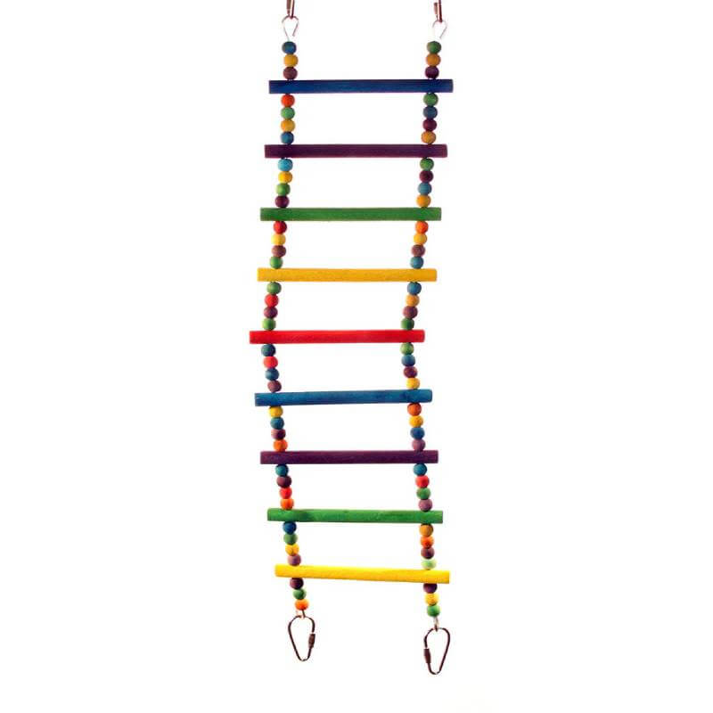 Sky Pet Flexible Colour Ladder Large: a colourful hanging ladder for your bird.