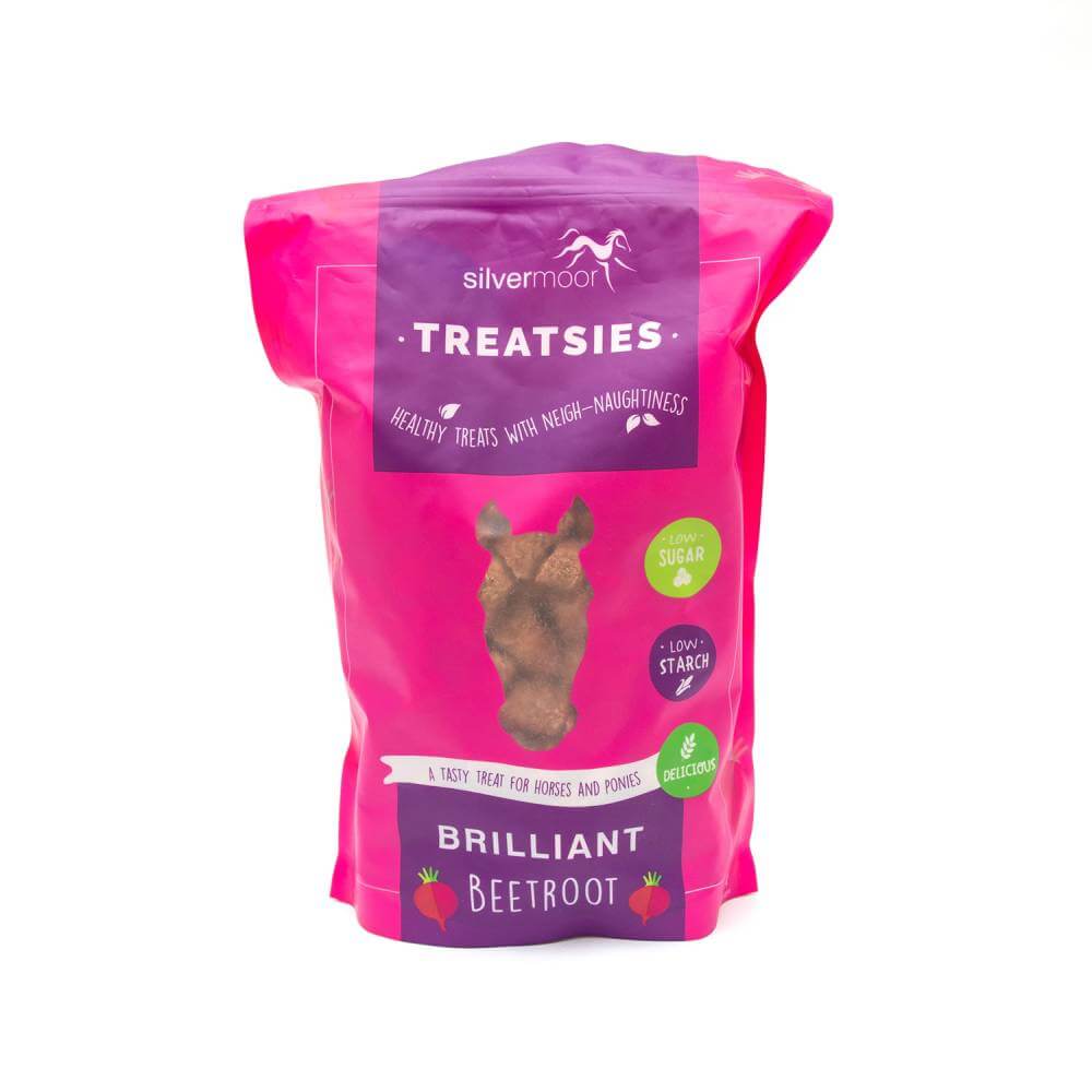 Silvermoor Treatsies Brilliant Beetroot 1kg—low sugar horse treats from Silvermoor.