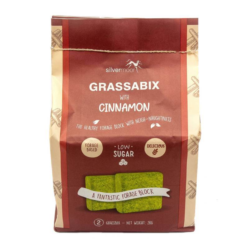 Silvermoor Grassabix with Cinnamon 1kg Twin Pack-Pet n Pony-Silvermoor