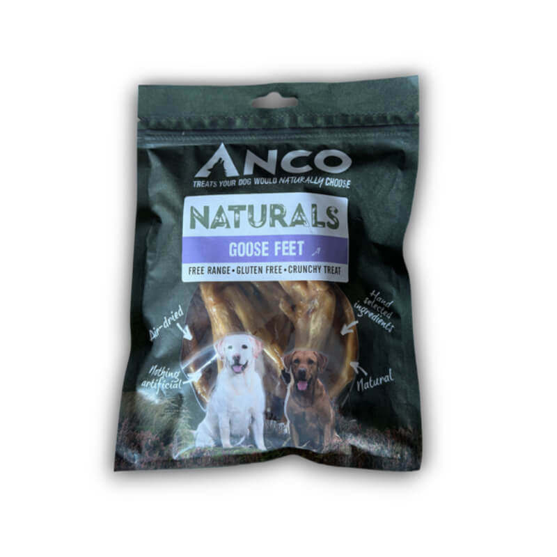 Anco Naturals Goose Feet 5pk-Pet n Pony-Anco