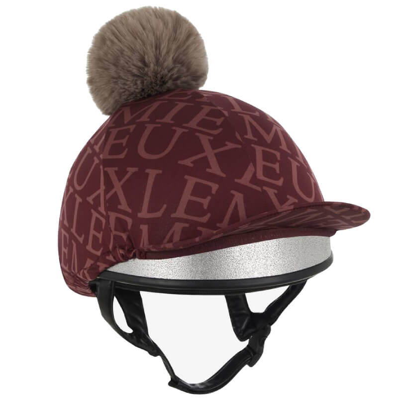 Lemieux Pom Hat Silk Fleur Merlot