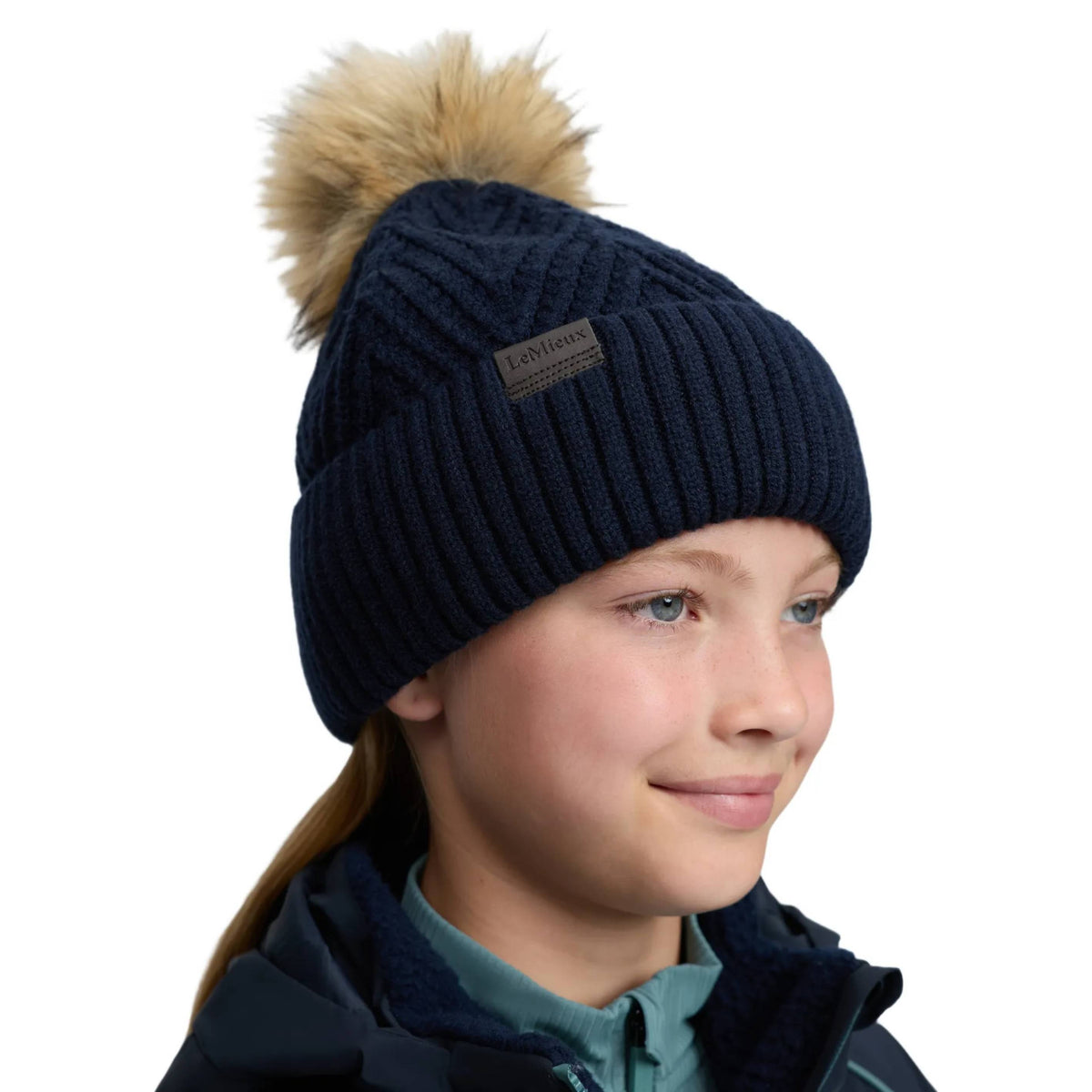 LeMieux Clara Knit Beanie Navy