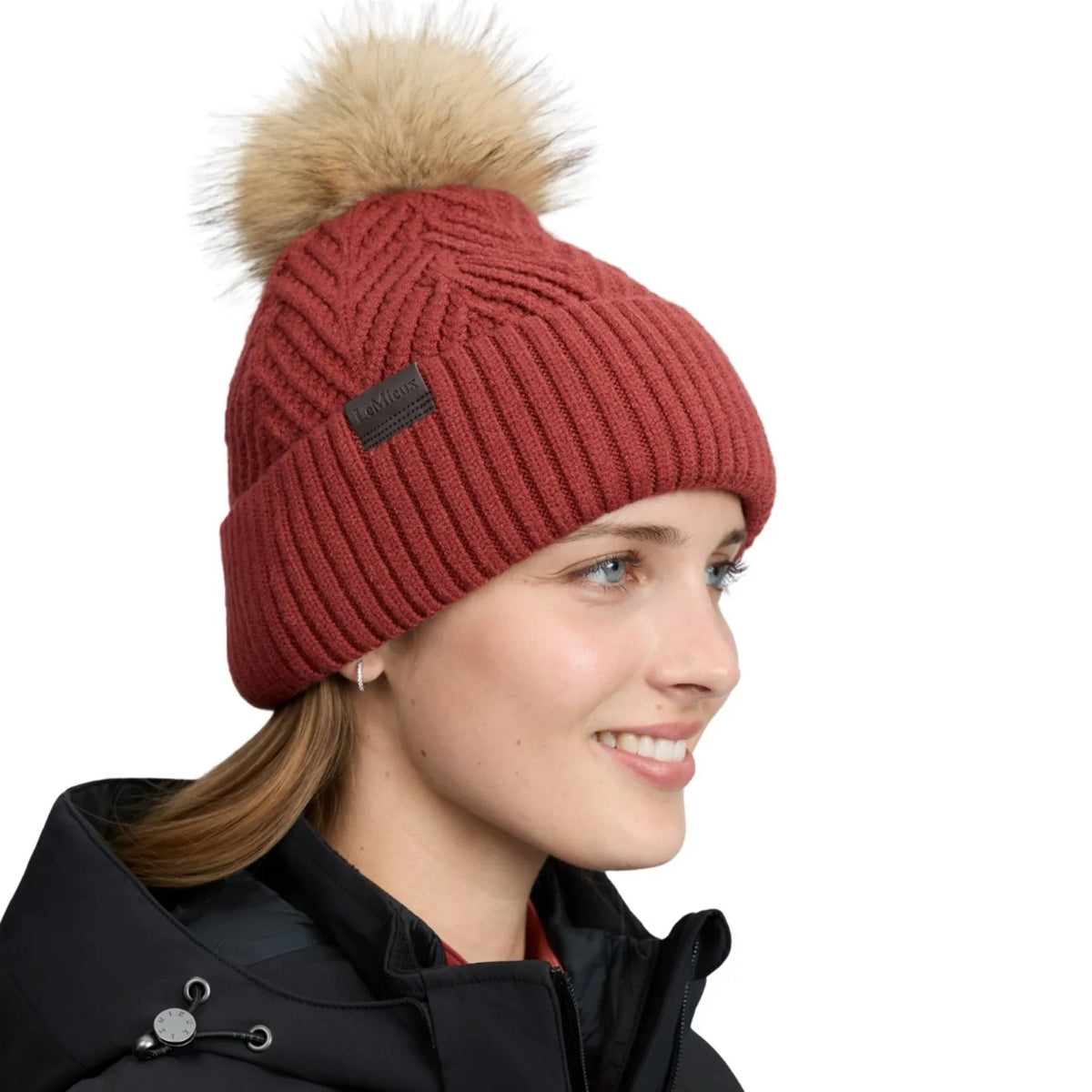 LeMieux Clara Knit Beanie Russet