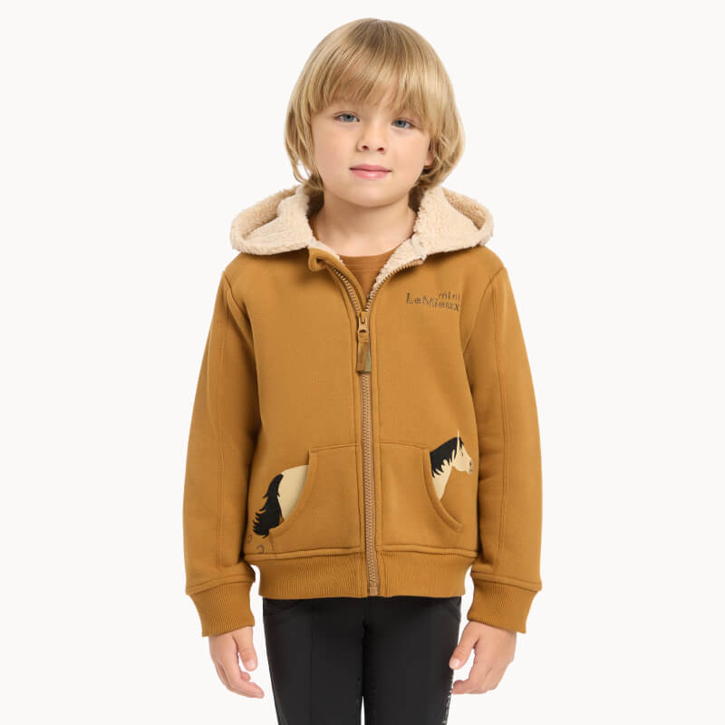 Lemieux Mini Charlie Lined Hoodie Ginger