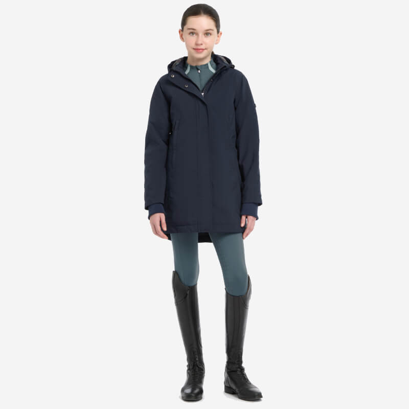 Lemieux Young Rider Skye Waterproof Coat Navy