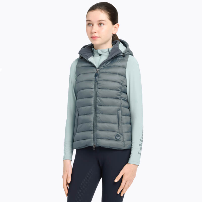 Lemieux Young Rider Milly Puffer Gilet Petrol