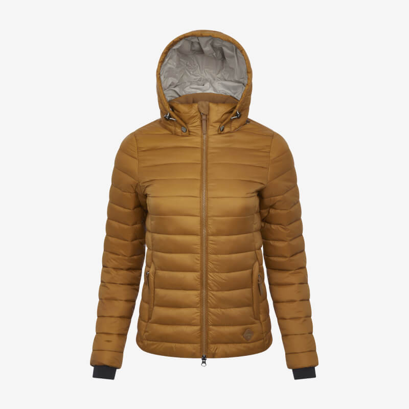 Lemieux Tilly Hooded Puffer Jacket Ginger