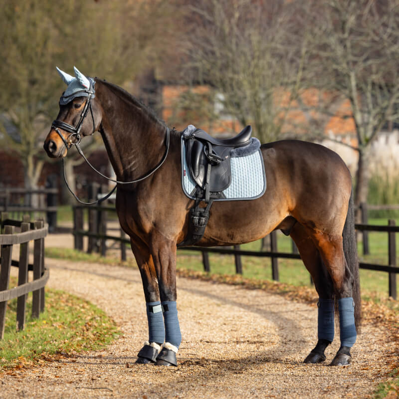 LeMieux Suede Dressage Square Glacier