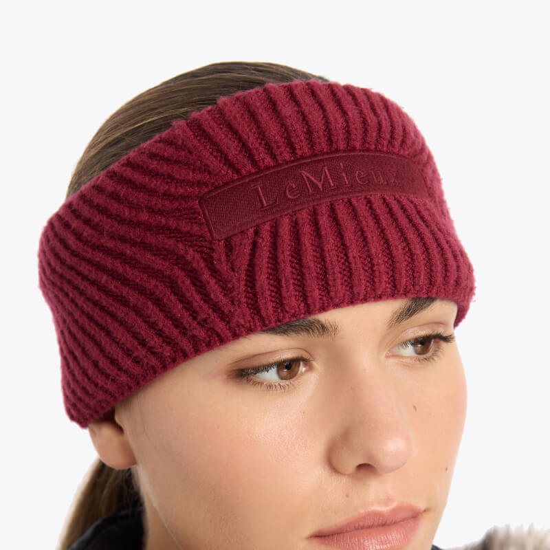 Lemieux Clara Cable Headband Ember