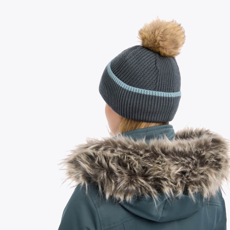 Lemieux Clara Cable Beanie Petrol