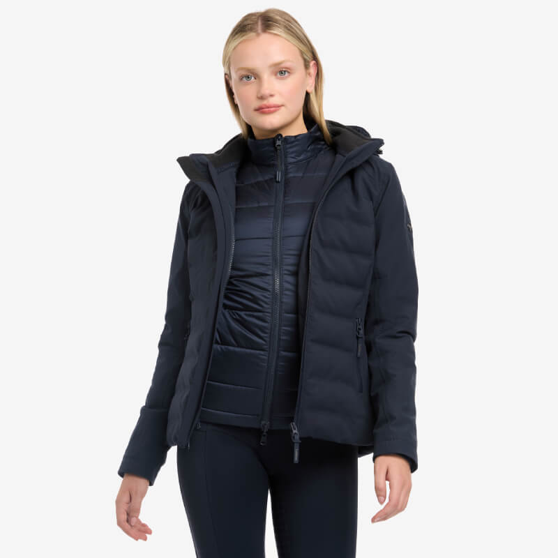 Lemieux Brooke Waterproof Hybrid Jacket Navy