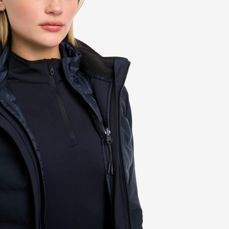 Lemieux Brooke Waterproof Hybrid Jacket Navy