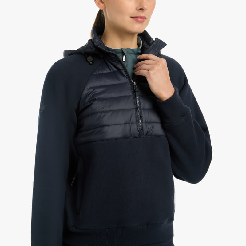 Lemieux Harley Hybrid Hoodie Navy