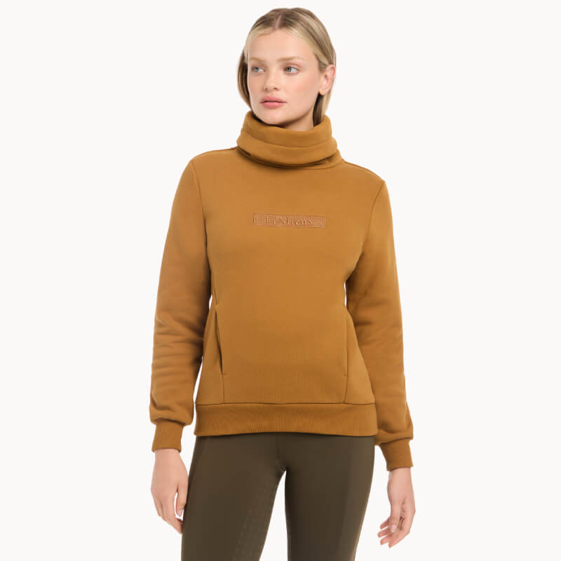 Lemieux Adele Funnel Neck Sweat Ginger-Pet n Pony-LeMieux