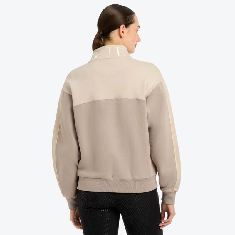 Lemieux Kali Quarter Zip Sweat Ash/Stone-Pet n Pony-LeMieux