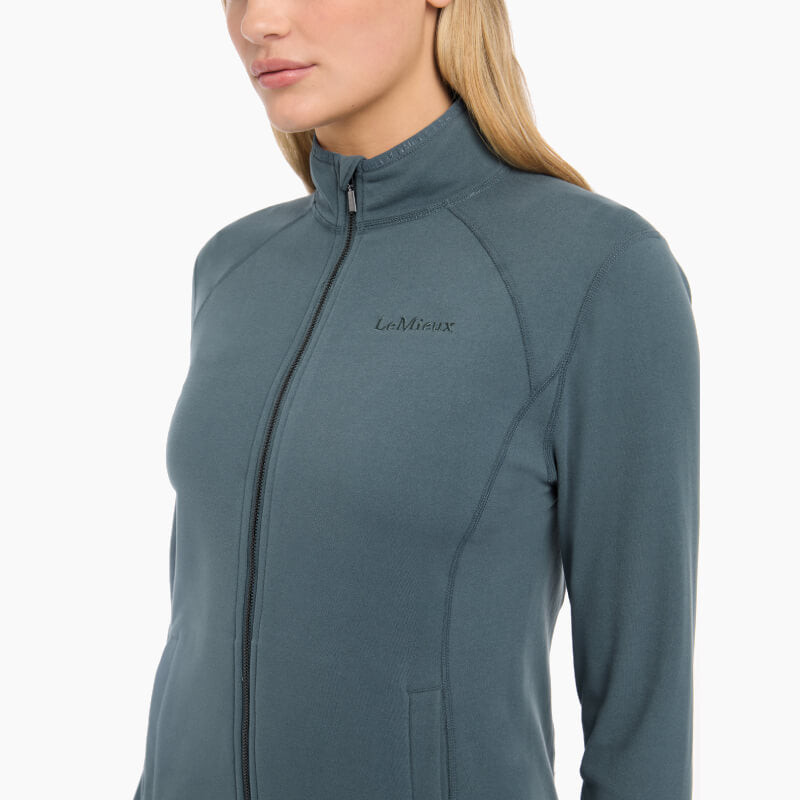 Lemieux Faye Fleece Zip Through Petrol