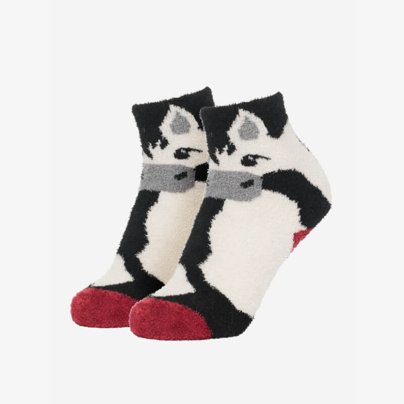 Lemieux Mini Fluffy Character Socks Razzle