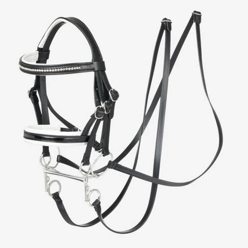 Lemieux Hobby Horse Double Bridle Black