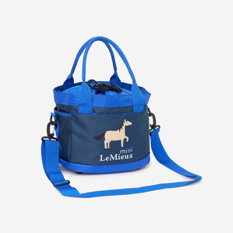 LeMieux Mini Grooming Set in Benetton Blue, perfect for horse lovers.