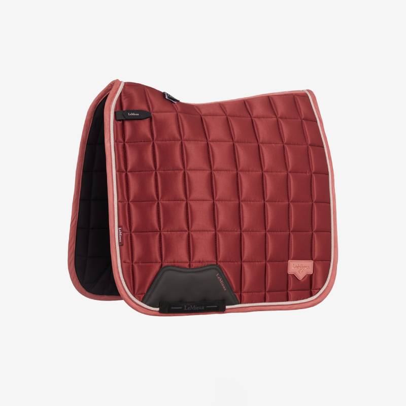 LeMieux Loire Classic Dressage Square Russet on a white background.