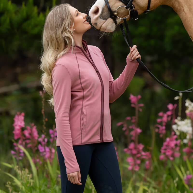 LeMieux Faye Fleece Zip Through Peony-Pet n Pony-LeMieux