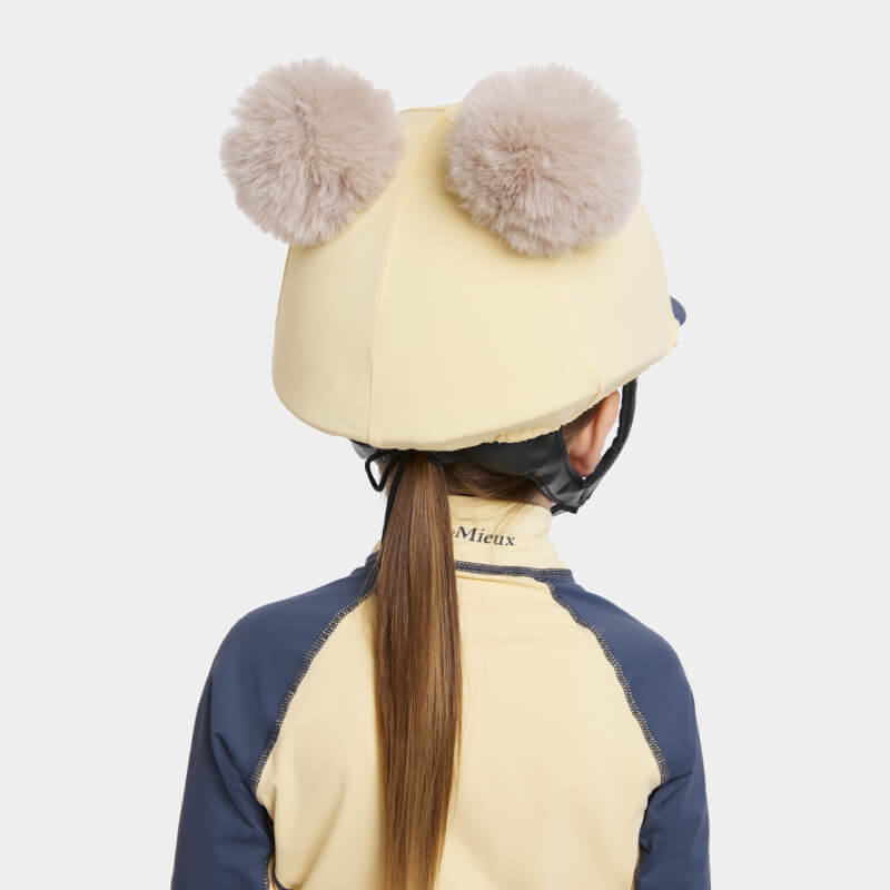 Lemieux Mini Double Pom Hat Silk Mimosa, PetnPony #3