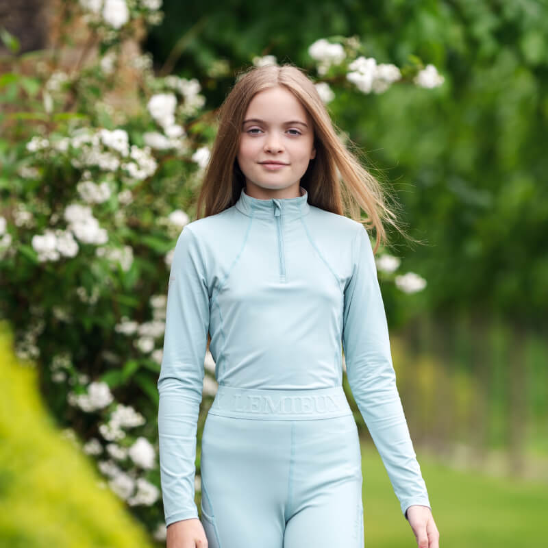 Lemieux Young Rider Baselayer Aqua