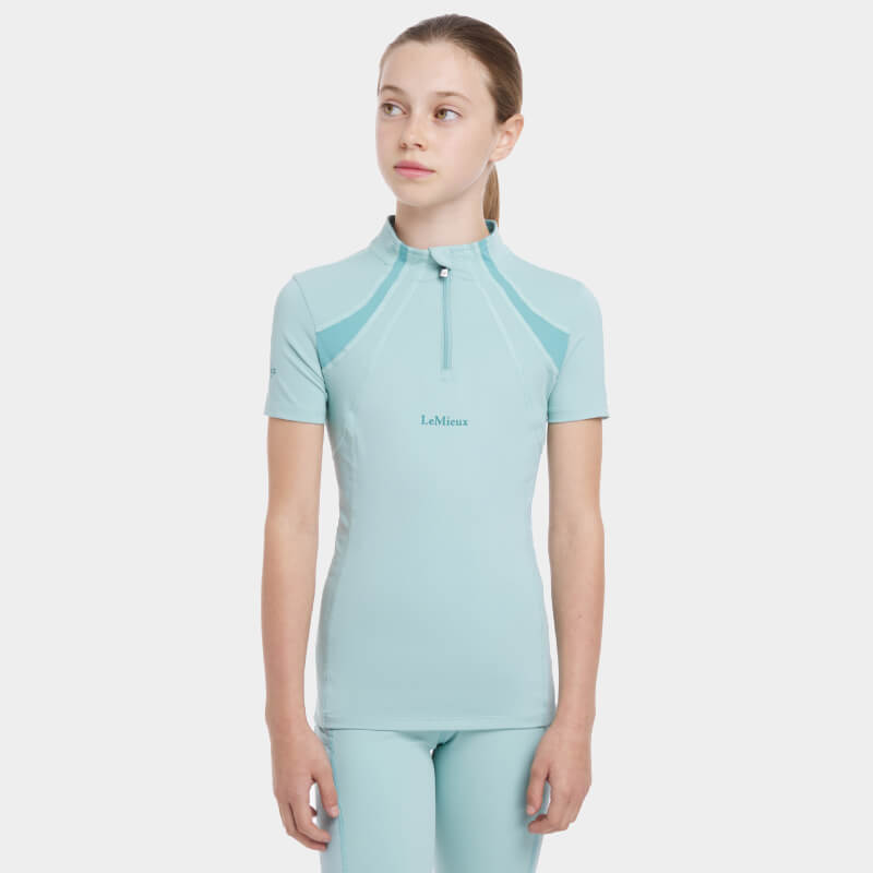 Lemieux Young Rider SS Mia Mesh Baselayer Aqua