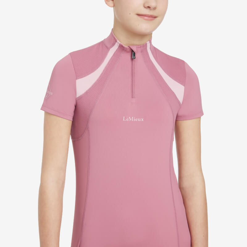 Lemieux Young Rider SS Mia Mesh Baselayer Peony