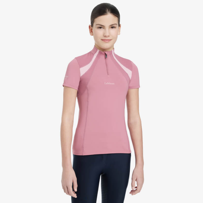 Lemieux Young Rider SS Mia Mesh Baselayer Peony