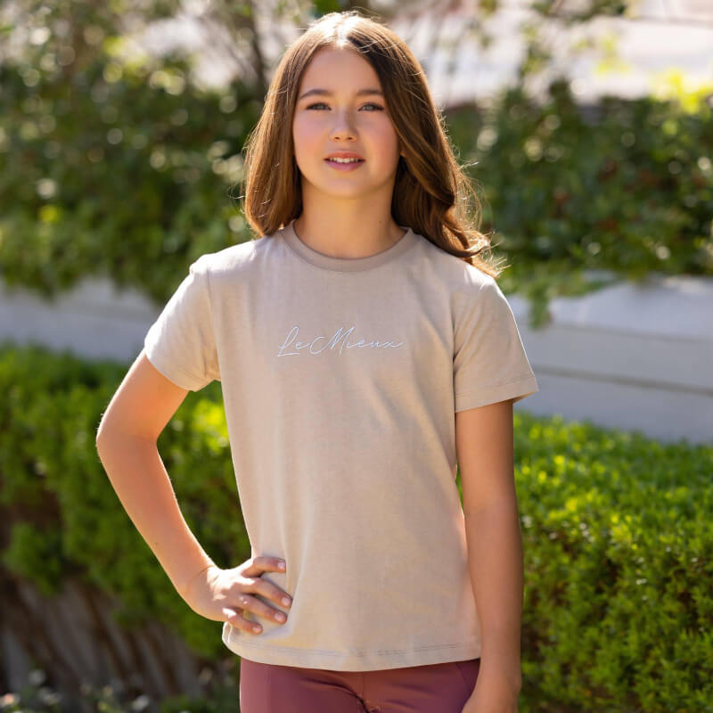 Lemieux Young Rider Arianna T-Shirt Almond