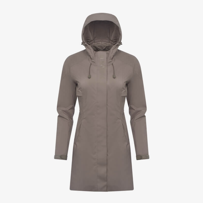 Lemieux Grace Long Rain Jacket Pecan-Pet n Pony-LeMieux