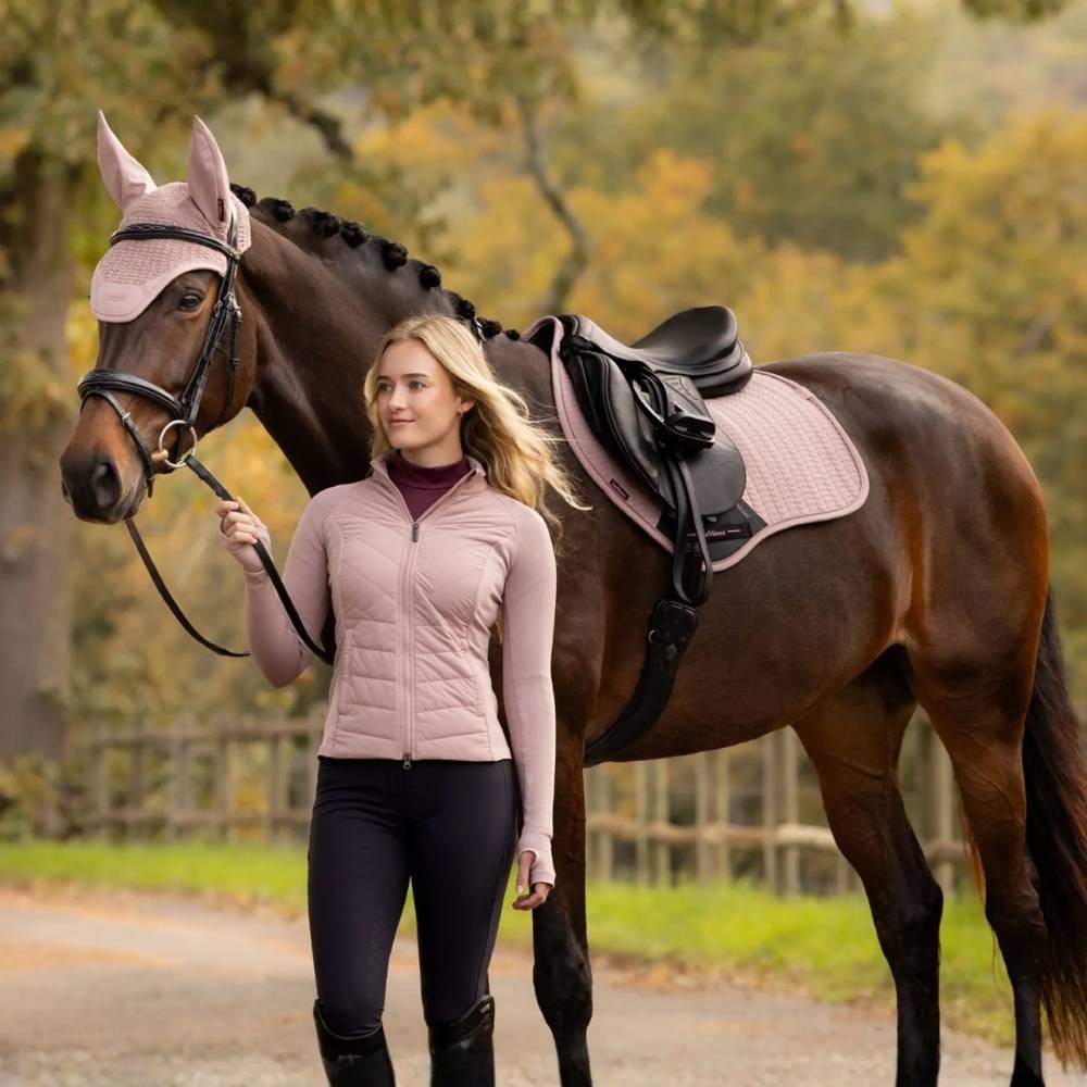 LeMieux Essence Close Contact Square Saddlepad Wild Rose