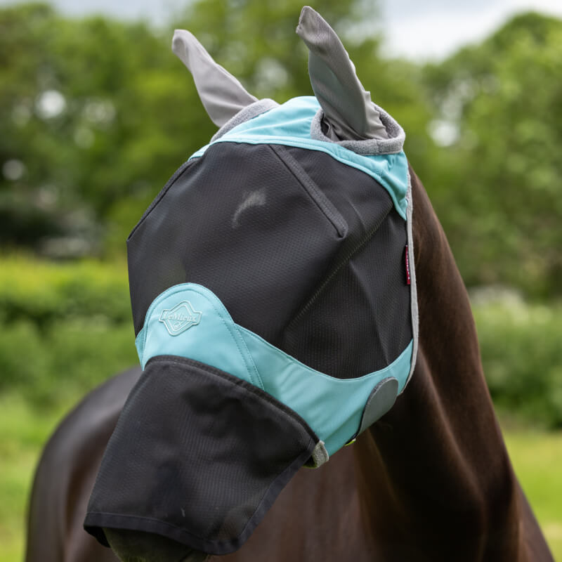 LeMieux Visor-Tek Full Fly Mask Lagoon