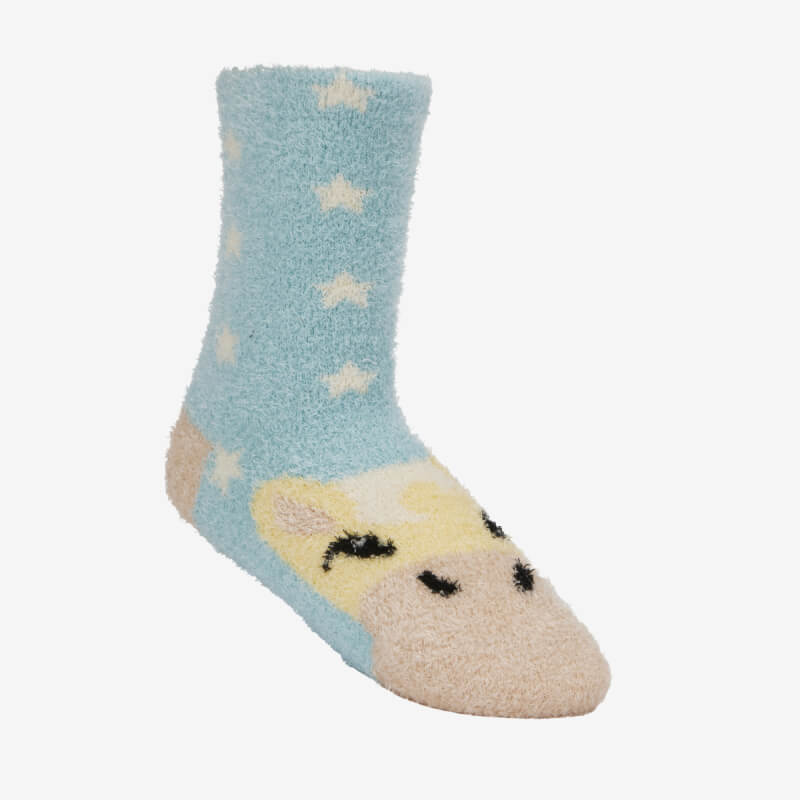 Lemieux Mini Fluffy Character Socks Lemon 2pk-Pet n Pony-LeMieux