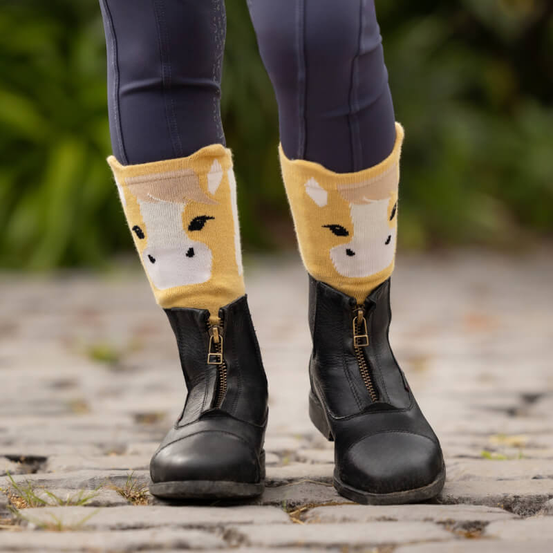 Lemieux Mini Character Socks Lemon 2pk-Pet n Pony-LeMieux