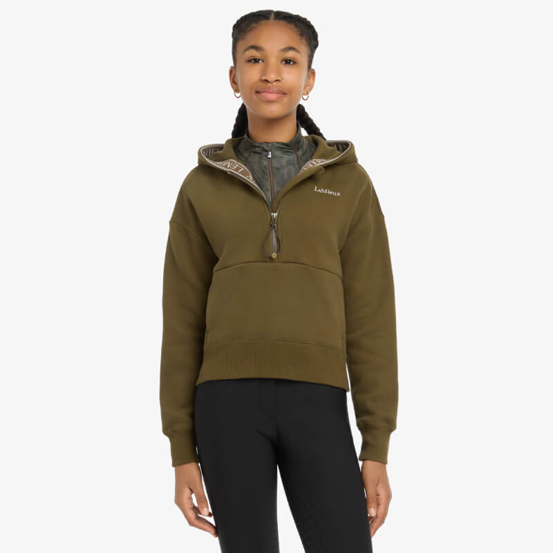 Lemieux Young Rider Hettie Half Zip Hoodie Alpine