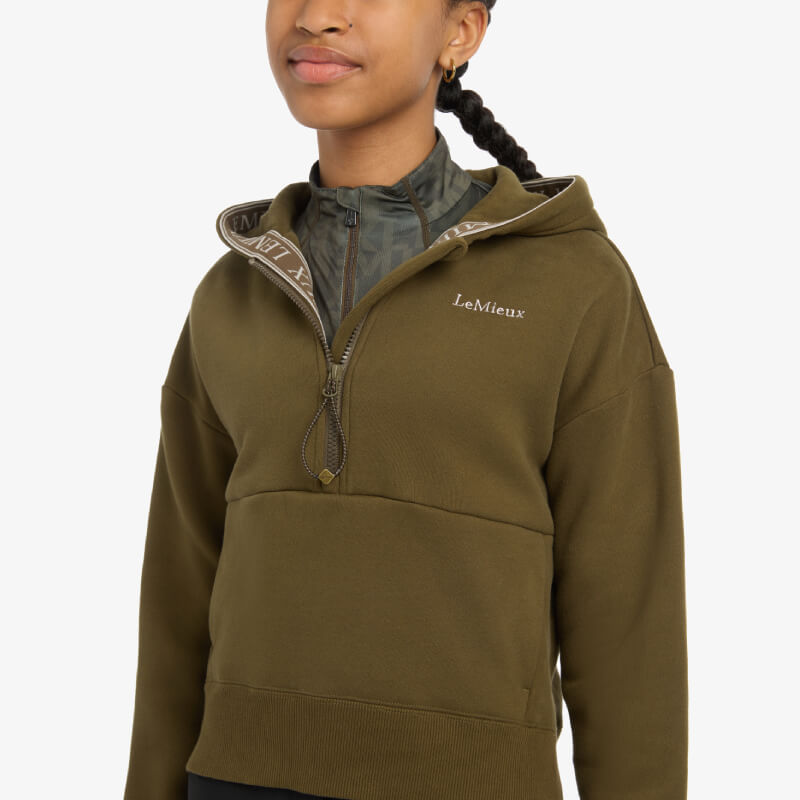 Lemieux Young Rider Hettie Half Zip Hoodie Alpine