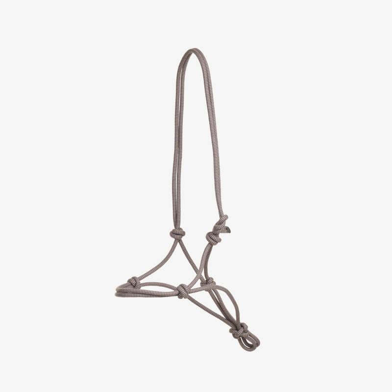 The LeMieux Rope Halter in navy, one size, is shown against a white background.