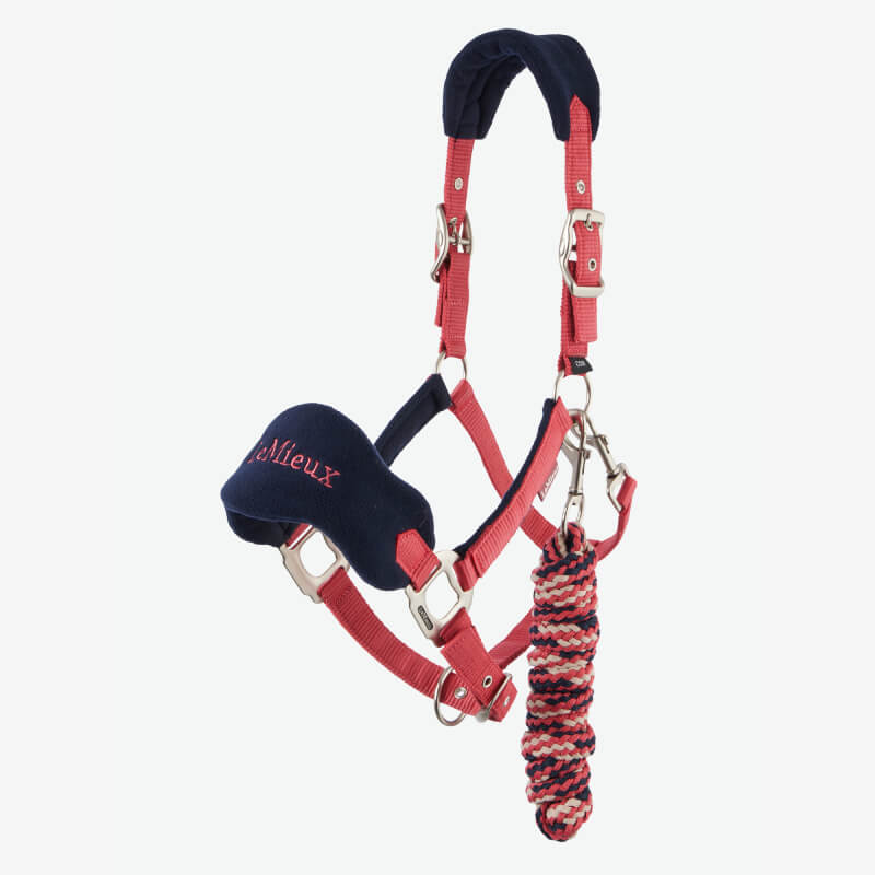 LeMieux Vogue Headcollar &amp; Leadrope Cranberry
