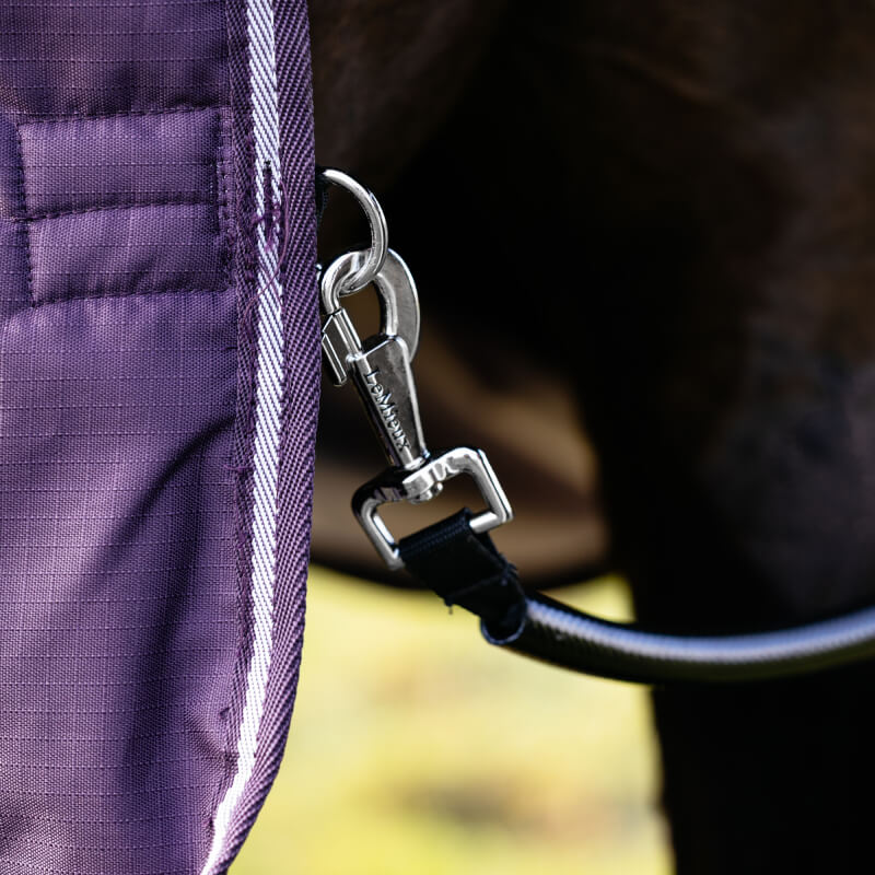 LeMieux Arika Ripstop Medium/Light Weight Detach a Neck 100g Turnout Rug Juniper