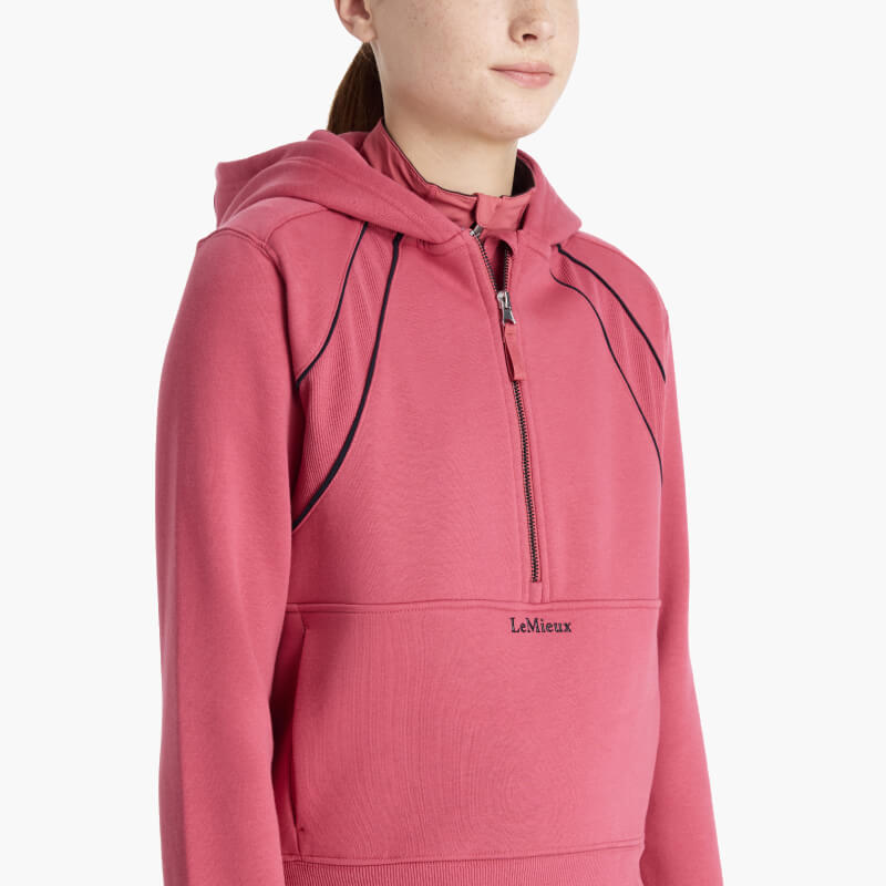 LeMieux Young Rider Hettie Half Zip Hoodie Cranberry-Pet n Pony-LeMieux