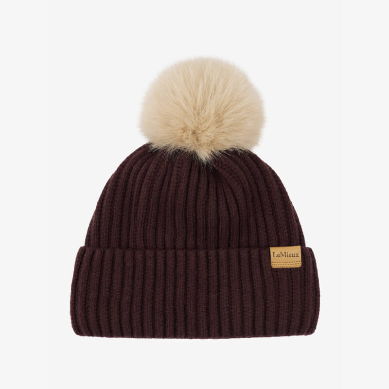 LeMieux Clara Rib Beanie Damson-Pet n Pony-LeMieux
